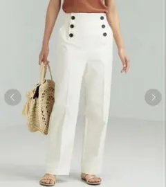 green label relaxing FM マリン パンツ WH