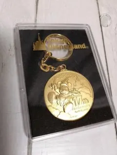 東京ディズニーランド 17周年 アニバーサリーメダルキーホルダー ビンテージ