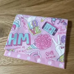 4664【2点100円、3点200円引き】ポップ柄移動ポケット
