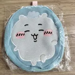 ちいかわ　洗濯ネット ランドリーポーチ　水色