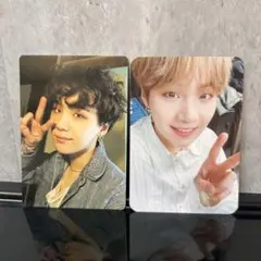 BTS ユンギ フォトカード 2枚セット アミボム 特典 トレカ ミニフォト