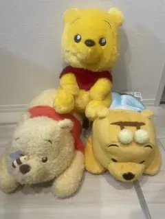 プーさんぬいぐるみ3体セット