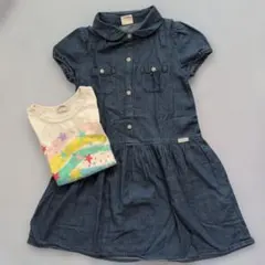 JUNK STORE デニムワンピース 120cmのサムネイル