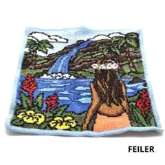 FEILER フェイラー タオルハンカチ ヘザーブラウン アイランドビューティー