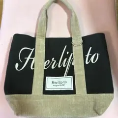 値下げ不可×】Her lip to HLT Mini Tote ivory 白 - メルカリ