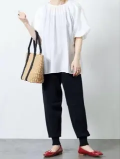 フリークスストア　サマーニットジョガーパンツ　M ネイビー