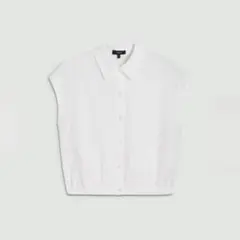 新品]Theoryリネンキャップスリーブブラウス - メルカリ
