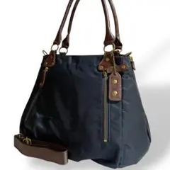 良品 RUSSET トートバッグ ナイロン ネイビー 2way