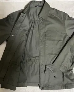 ユニクロ :C コットンブレンドドローストリングジャケット S