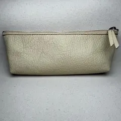 【ハンドメイド】本革 ペンケース シボ革 クロムなめし レザー シンプル