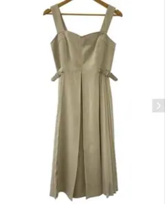 リランドチュール ツイルサイドプリーツジャンパースカート　レディース