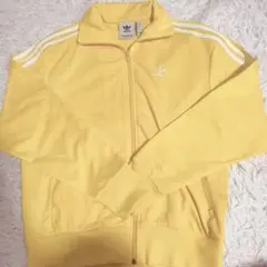 adidas トラックジャケット イエロー L 喧嘩独学 - メルカリ