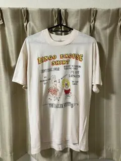 プリント半袖Tシャツ(BINGO EXCUSE SHIRT)