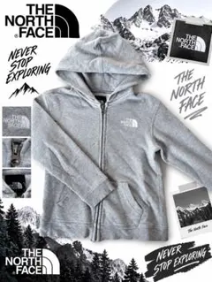 THE NORTH FACE キッズ ジップパーカー グレー 110