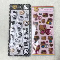 산리오 ハローキティ マシュマロシール＆キラキララインストーンシール 日焼け