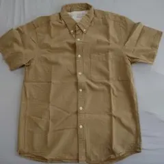 MUJI ベージュ 半袖シャツ L