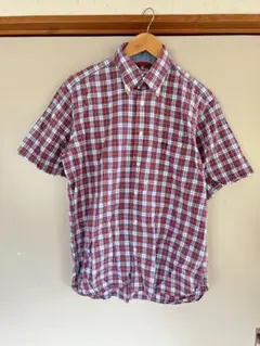 McGregor チェック柄 半袖シャツ Lサイズ