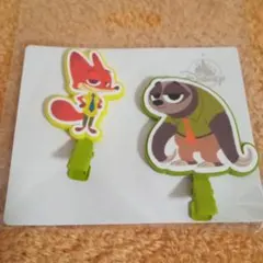 ズートピア 前髪クリップ 2個セット