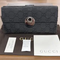 55 美品 GUCCI スタッズ 長財布 二つ折り財布 GGキャンバス jd9 - メルカリ