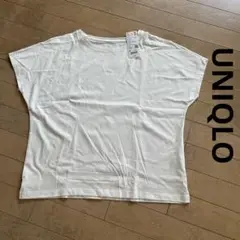UNIQLO 新品　オフホワイト 半袖 Tシャツ エアリズム　M