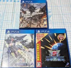 3本セット 地球防衛軍4.1 + 5 ドリームバリューセット + EARTH