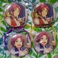 あんスタ 衣更真緒 バラエティ缶バッジ バラ缶 プライズ 4点セット