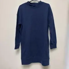 UNIQLO スウェットワンピース ネイビー 130