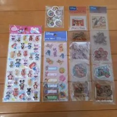 ディズニー　ぷっくりシール　シール　ステッカー　まとめ売り　平成レトロ　当時物