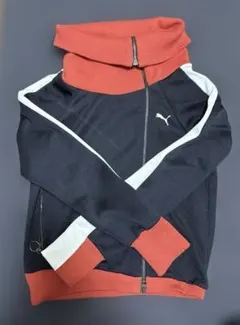 プーマ PUMA トラックジャケット ジャージ 激レア アシンメトリー 赤 黒
