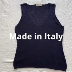 【週末お値下げ】サマーニットベスト【美品】Made in Italy