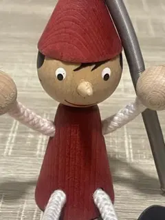 イタリア製 ピノキオ パウンジングオーナメント木製