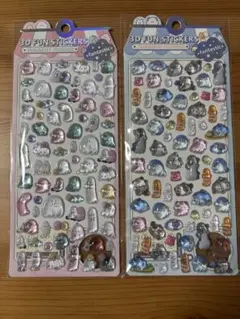 【訳あり】オバケーヌ　ポップシール　うるちゅるシール　2枚セット