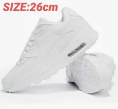 厚底 レースアップシューズ スニーカー ウォーキングシューズ エアクッション付き