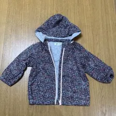 ９０㎝ Noeil aime BeBe 花柄ウインドブレーカー アウター