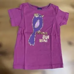 ANNA SUI mini パープル 半袖Tシャツ　110 100 アナスイミニのサムネイル