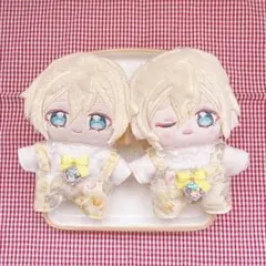いつぬいサイズ☆ブルー系×ローズ柄♡4点set☆あんスタぬい服 - メルカリ