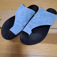 LAOCOONTE トングサンダル スエード ブルーのサムネイル