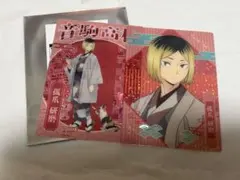 ハイキュー　トレーディングカード　孤爪研磨