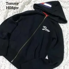 《新品》トミーヒルフィガー ロゴスウェット パーカー S ブラック日本製