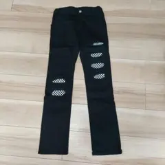 RAD CUSTOM ロングパンツ ブラック チェッカーフラッグのサムネイル