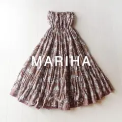 美品 マリハ 草原の夢 プリントドレス 3万円 デミルクスビームス MARIHA