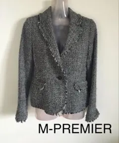 M-PREMIER ツイードジャケット
