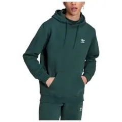 【値下げ！！！】adidas エッセンシャルフーディ ダークグリーン