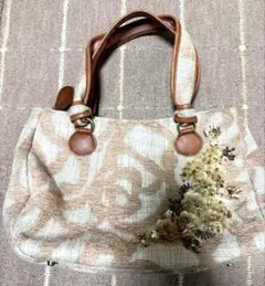 Monet　モネ 花柄　スパンコール　刺繍バッグ