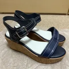 【美品】artemis by DIANA ウェッジソールストラップサンダル L
