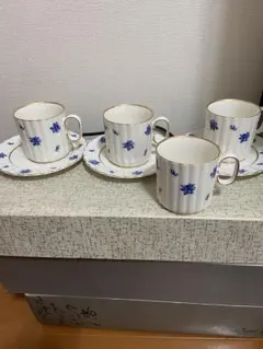 美品】中山陶器 コーヒーカップ＆ソーサー ペアセット NAKAYAMA 更科 