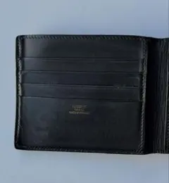 【HERMES ・ビンテージ】二つ折り財布 黒のサムネイル