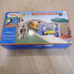 木製プラレール　機関車トーマス コンダクター付ベーシックセット ラーニングカーブ
