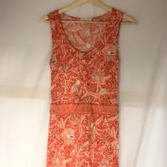 TORY BURCH トリーバーチ ボタニカル柄 ノースリーブ ワンピース