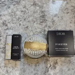 ディオール　2024ホリデー限定　ファンデケース、リップケース